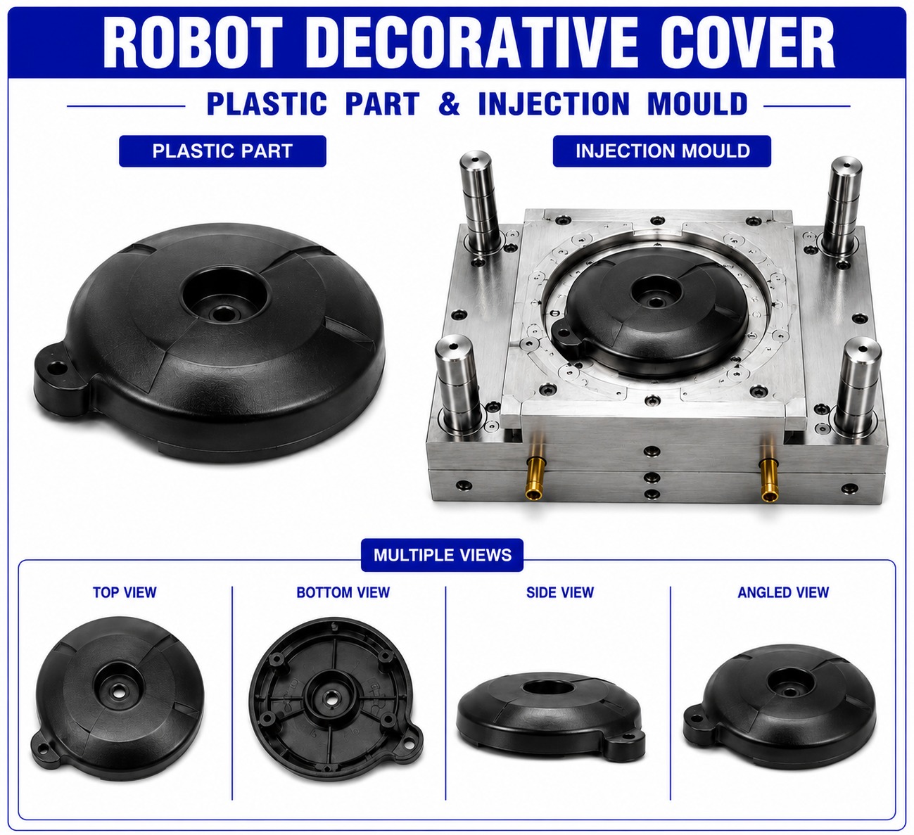 Robot Plastic Decorative Cover Mould and Moulding Services